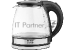 Чайник электрический Homestar HS-1052 1,2 л, стекло/пластик черный