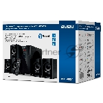 Компьютерная акустика SVEN АС HT-201, черный (80 Вт, Bluetooth, пульт, дисплей, FM, USB, SD), вид 8