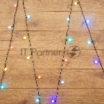 Новогодние светоукрашения Гирлянда "LED - шарики" NEON-NIGHT 303-549 RGB O18 мм, 5 м