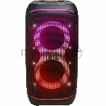 Портативная акустика JBL PartyBox Stage 320 /240 Вт/4жинамика/Bluetooth 5.3/USB/3.5 мм/влагозащита IPX4/подсветка/до 18ч.работы/черный (JBLPBSTAGE320EP)