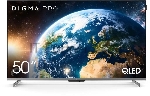 Телевизор Digma Pro 50" QLED 50D черный/черный LED UHD 144Hz Smart TV Google TV 3GB/32GB