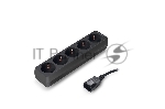 Сетевой фильтр для ИБП ExeGate EX221201RUS SPU-5-1.2B (5 розеток, 1.2м, UPS вилка IEC320-C14, черный)