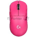Мышь беспроводная Logitech G PRO X Superlight 2 розовый, 32000 dpi, радиоканал, USB, кнопки - 5