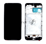 Дисплей (модуль) для Samsung Galaxy M21 SM-M215 в сборе с тачскрином и рамкой (OLED) черный