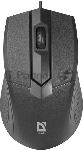Мышь проводная Defender Optimum MB-270 черный, 1000 dpi, USB, кнопки - 3