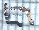 Шлейф разъема питания для iPhone 4S белый