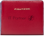 Кошелек женский Piquadro Blue Square PD6660B2R/R красный