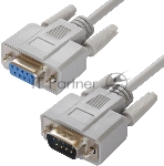 Greenconnect Удлинитель 1.8m COM RS-232 порта GCR- DB9CM2F-1.8m 9M AM/9F AF, пакет Greenconnect Удлинитель 1.8m COM RS-232 порта GCR- DB9CM2F-1.8m 9M AM/9F AF, пакет