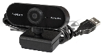 Веб-камера ExeGate EX287379RUS Stream C925 FullHD T-Tripod (матрица 1/3" 2 Мп, 1920х1080, 1080P, 30fps, 4-линзовый объектив, шторка, фиксированный фокус, USB, микрофон с шумоподавлением, поворотное крепление, телескопический штатив Tripod Tele Ball, кабель 1,5 м, поддержка H.264, Win Vista/7/8/10, Mac OS, черная)