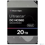 Жесткий диск Western Digital HDD  SAS Server 20Tb Ultrastar DC HC560 7200 12Gb/s 512MB 1 year warranty