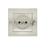 Розетка 1-м СП Бриллиант 16А IP20 сл. кость Universal 7948806
