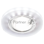 Точечный светодиодный светильник Ambrella Light матовый/хром/MR16+3W/LED WHITE/ S214 WH/CH/WH