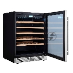 Винный шкаф встраиваемый Cellar Private CP051-1T серебристый, 136 л, 1 отсек, 51 бут., вид 7
