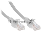 Патч-корд LSZH медный UTP Cablexpert PP30-1M cat.5e, 1м, литой, многожильный, серый