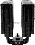 Кулер для процессора Thermalright Royal Pretor 130 черный, 2x120/130 мм, алюминий/медь, 1750-2150 об/мин, 28.3-29.4 дБ, 4 pin PWM, высота 158 мм, без подсветки, вид 31
