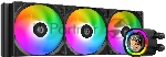 Система жидкостного охлаждения ID-Cooling FX360 LCD ARGb Soc-AM5/AM4/1200/1700/1851 черный 4-pin 27.2dB Al+Cu LCD 350W Ret