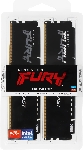 Оперативная память Kingston Fury Beast, DDR5, 64GB (2x32GB), 5600 MHz, CL40, с радиатором, чёрный, вид 12