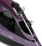 Утюг Braun TexStyle 9 SI9661VI фиолетовый/черный, 3100 Вт, 60 г/мин, 250 г/мин, 330 мл, вид 17