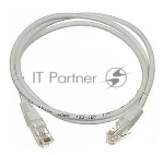 Патч-корд LANMASTER UTP TWT-45-45-2.0/6-GY вилка RJ-45-вилка RJ-45 Cat.6 2м серый ПВХ