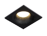 Встраиваемый точечный светильник Ambrella light TN102812 BK черный GU5.3 85*85*35