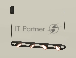 Светильник Ambrella light XB9164103/4 SBK/PPG черный песок/золото розовое полированное GX53 (C9164, N8126)