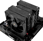 Кулер для процессора Thermalright Royal Pretor 130 черный, 2x120/130 мм, алюминий/медь, 1750-2150 об/мин, 28.3-29.4 дБ, 4 pin PWM, высота 158 мм, без подсветки, вид 29