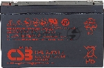 Аккумулятор 6V 9Ah CSB HRL634W (HRL634WF2FR) клеммы F2  , огнеупорные