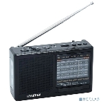 Радиоприемник портативный Hyundai H-PSR140 черный USB microSD