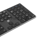 Клавиатура Oklick K867W беспроводная, Bluetooth, радиоканал, серый, вид 7