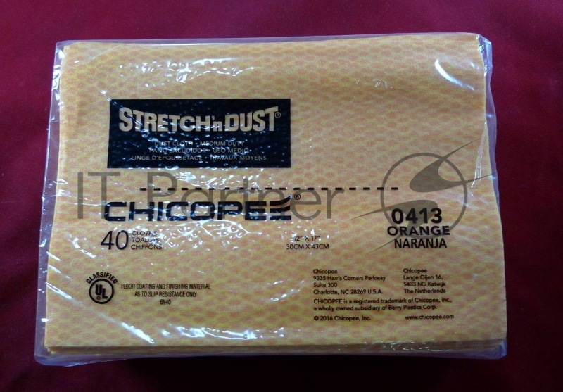 Салфетки для сбора и удаления тонера Stretch'n Dust Wipes (Katun/Chicopee) пак/40шт