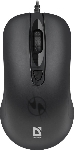 Мышь проводная Defender Classic MB-230 черный, 1600 dpi, USB, кнопки - 4