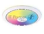 Музыкальный светодиодный светильник Ambrella light FZ720 WH белый IP20 52W 3000-6500K+RGB Music 450*65 (ПДУ ИК)