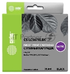 Картридж струйный Cactus CS-LC567XLBK черный (28.4 мл) для Brother MFC J2310, MFC J2510