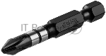 Биты KRAFTOOL Impact Pro, Philips, тип хвостовика E 1/4", PH2, 50мм, 10шт, в пластиковом боксе