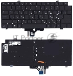 Клавиатура для ноутбука Dell Latitude 7520 9510 9520 черная с подсветкой