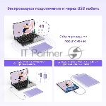 Графический планшет Parblo Intangbo SW USB Type-C фиолетовый, вид 5