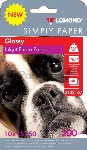 Бумага Lomond Simply 0102167 10x15/200г/м2/50л./белый CIE148% глянцевое для струйной печати