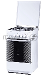 Плита комбинированная Flama RK 2211 белый, конфорок 4 шт, духовка 50 л, 50 см x 85 см x 60 см