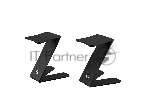 Комплект настольных стоек для студийных мониторов K&M 26773-000-56