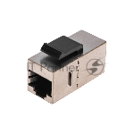 Адаптер проходной формата Rexant Pro Keystone, Jack RJ-45(8P8C), FTP, CAT 6