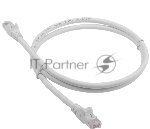 Патч-корд LANMASTER LSZH UTP кат.6, 0.5 м, белый