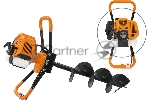 Мотобур Carver AG-43/000 бытовой 2-х такт. 1250Вт 1.7л.с. 43см3 6500об/мин