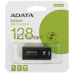 Флешка USB ADATA UC320 (UC320-128G-RBK/BK), 128Gb, USB 3.2, R/W 100/30, черный