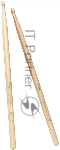Барабанные палочки STAGG SHV5B деревянные, American Hickory 5B, материал орех, 2 шт., подобранная пара по весу, цвету и звучанию, размеры (в упаковке) 410х20х20 мм, вес (в упаковке) 0,1 кг