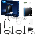 Промышленный маршрутизатор Industrial 4G LTE Cat4 Wi-Fi Router, LTE Cat4, N150 WiFi, 2 x 10/100M RJ45 Ports, 2 x SIM Slots, 1 x RP-SMA(Wi-Fi), 2 x SMA(4G), 1 x 7-Pin Industrial interface(RS485/RS232/IO), 1x 2-Pin Power Port, Support Wide Range Voltage, Surge protection, Reverse Polarity protection,ESD Protection, Wall-Mount Installation, PPTP/L2TP/OpenVPN/WireGuard/Zerotier/IPsec VPN, Support Modbus RTU/TCP, -40°C~75°C, K.21, IP30, Cudy APP