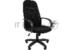 Кресло Chairman 727 черный, ткань, 120 кг