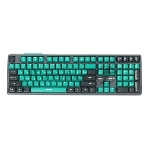 Клавиатура Raskat KM004 проводная, USB Type-A, зелёный/серый