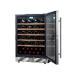 Винный шкаф встраиваемый Cellar Private CP051-1T серебристый, 136 л, 1 отсек, 51 бут., вид 12