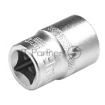 Головка торцевая, 19 мм, 12-гранная, CrV, под квадрат 1/2