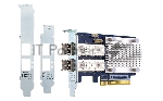 Сетевая карта QNAP QXP-16G2FC Dual-port Fiber Channel adapter, 2 x 16 Gb/s SFP +, PCIe Gen3 x8. For QTS OS ONLY